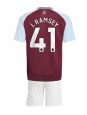 Aston Villa Jacob Ramsey #41 Heimtrikotsatz für Kinder 2024-25 Kurzarm (+ Kurze Hosen)